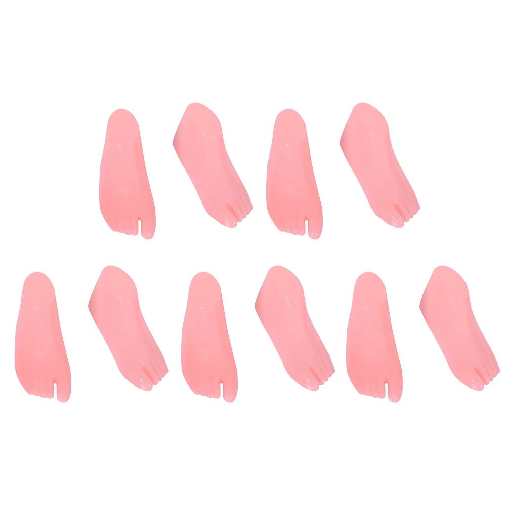 5 пар носков для обуви манекены ног пластиковые модели детские пинетки подставки