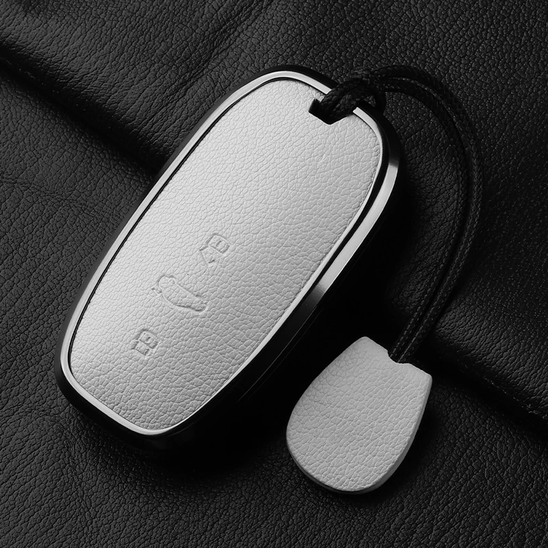 

Металлический и кожаный автомобильный чехол для Audi A1 A3 8V A4 B8 B9 A5 A6 C7 A7 A8 Q3 Q5 Q7 S4 S6 S7 S8 R8 TT аксессуары для автомобиля