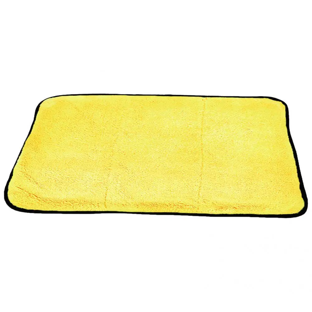 

Car Care Cloth Reliable Double-sided Automotive Wash Cloth Multifunctional Fine Sewing Car Waxing Towel