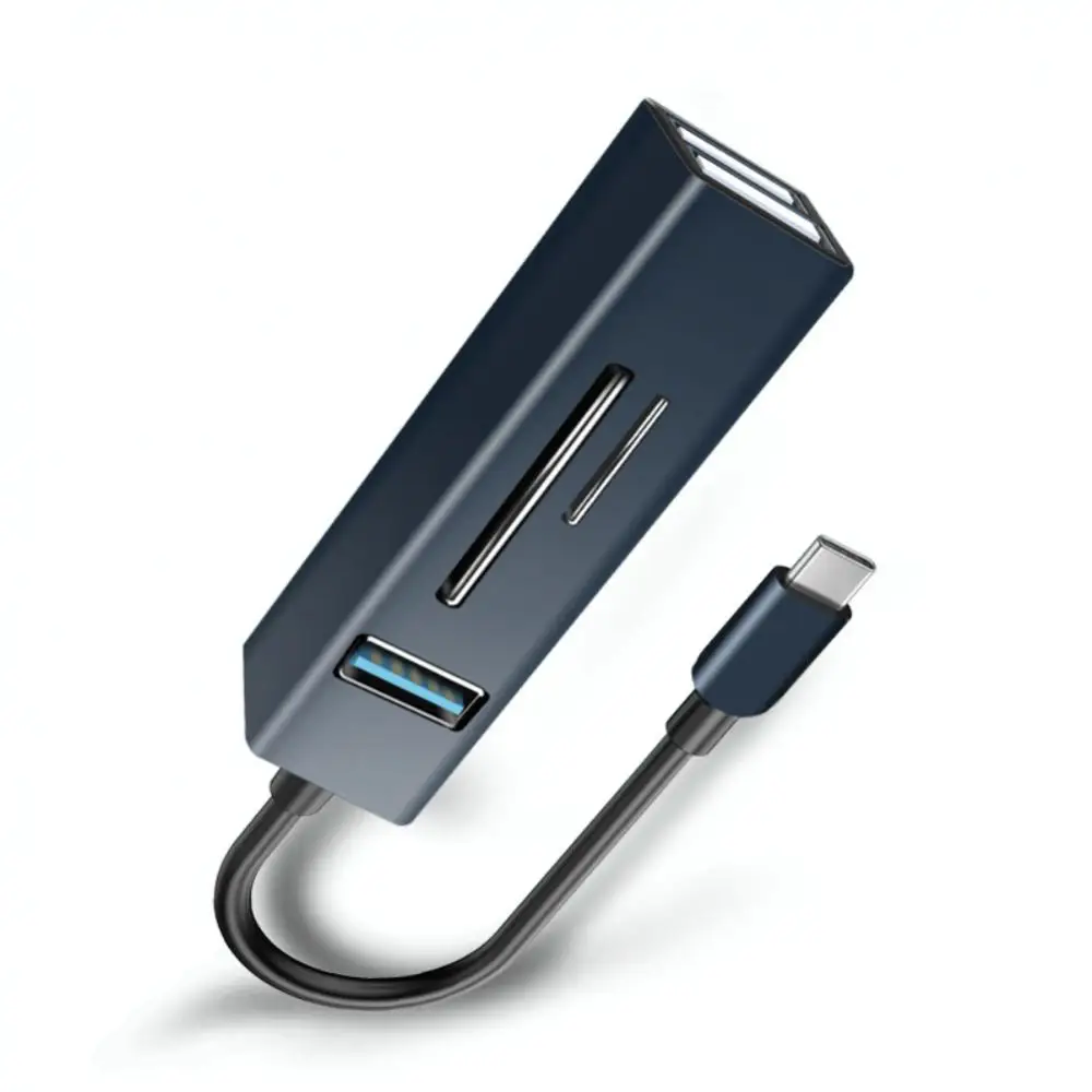 

5 в 1 OTG USB C концентратор адаптер Thunderbolt 3 Type C USB разделитель TF кардридер концентратор 3,0/2,0 для Samsung Xiaomi Macbook Pro/Air