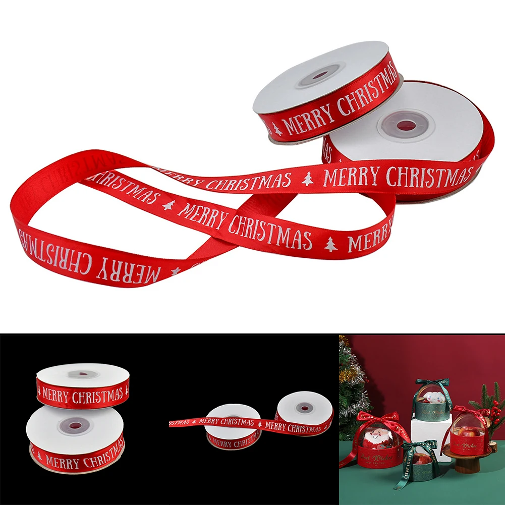 

Crafting Pieces Christmas Ribbon Multi Craft Supplies Package Wrapping Christmas Polyester Ribbon Christmas Tree