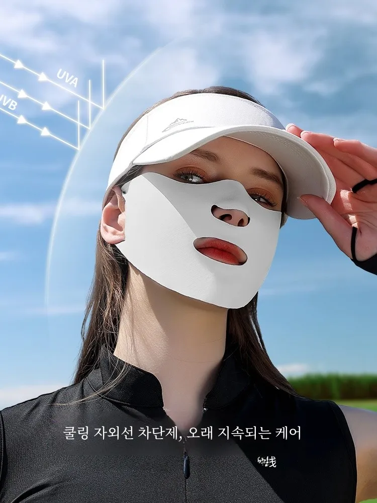 Спорт на открытом воздухе Солнцезащитная маска Бег Гольф Специальная ледяная