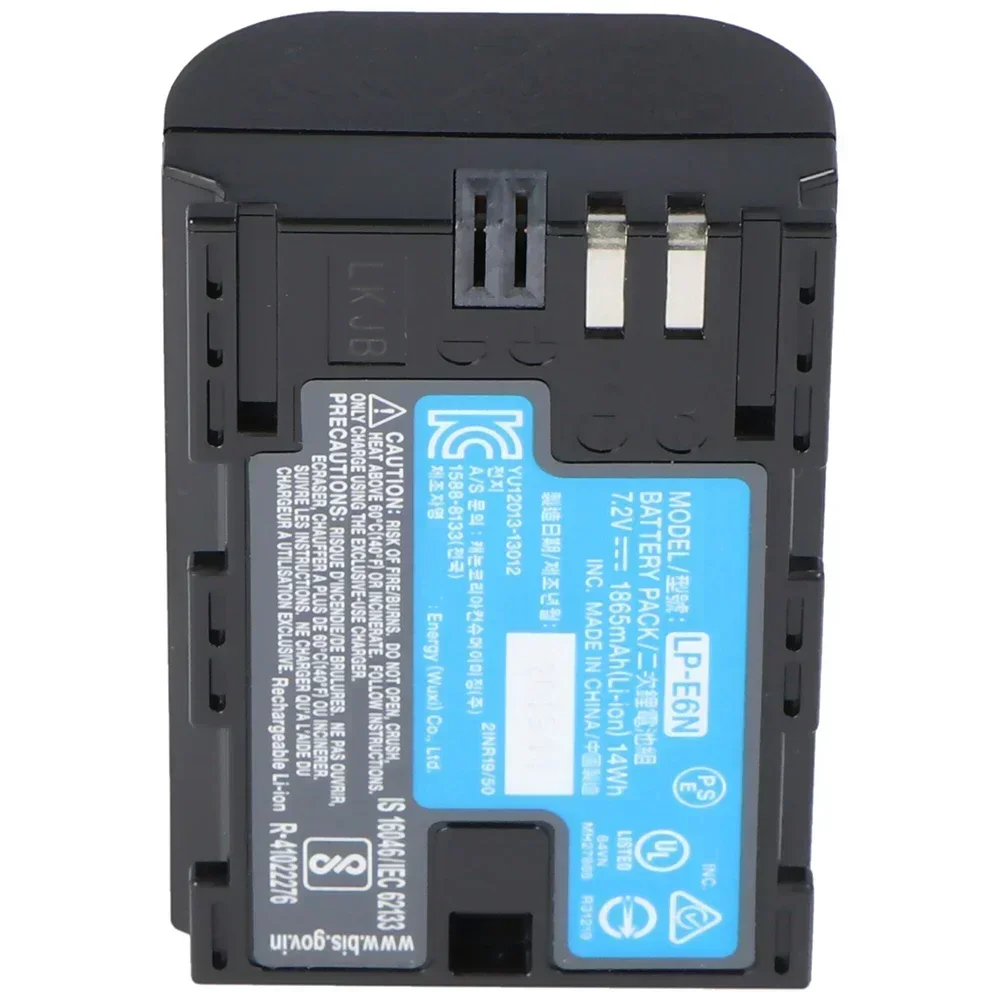 Аккумулятор BMAD для камеры Canon EOS R 5D Mark IV III 5DS 5DSR 6D 7D II 90D 60D 60Da