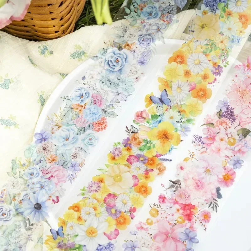 1 рулон 2 м лента пересекающий цветок море свежие растения материалы для