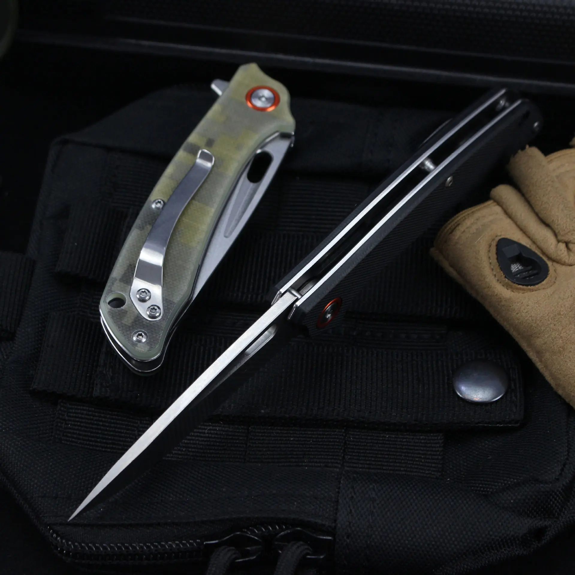 Карманный нож Flipper складной 8cr13mov Blade G10 ручки инструмент для выживания EDC