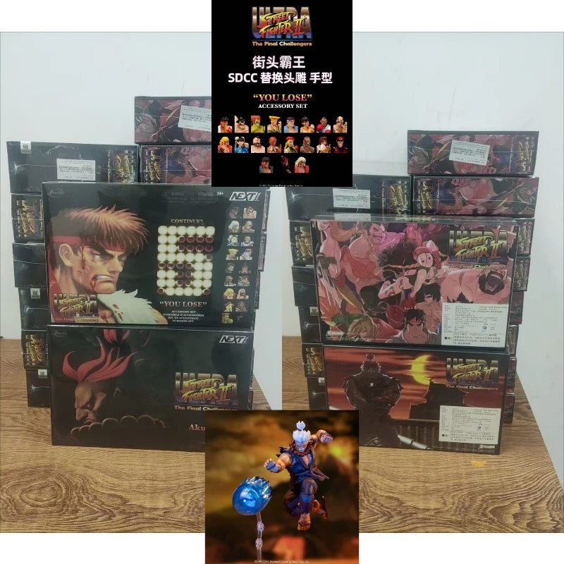 Фото В наличии: Jada SDCC Limited Edition Street Fighter 2 – Модель Акумы с поврежденной головой и руками (имитация боевых повреждений), коллекционная фигурка, подарок №1
