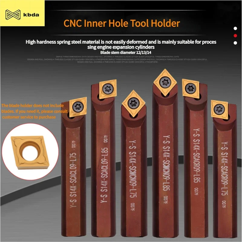 KBDA Расточная оправка с числовым управлением S10X S12 S14X SCMCN06 SCACR06 SCMCN09 SCBCR09 L45 L55 L65 L75 L85
