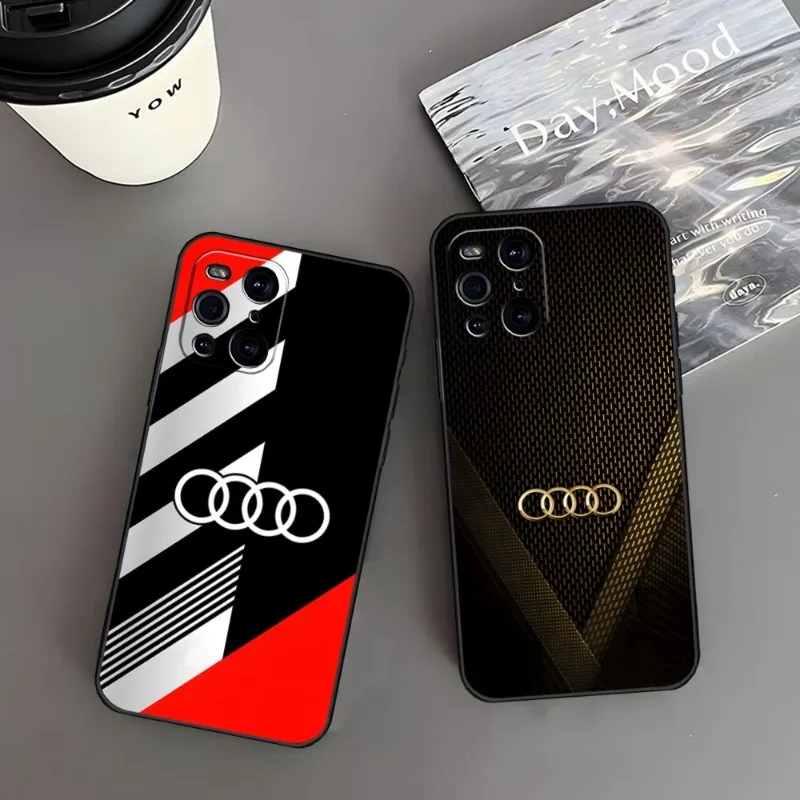 Sports Car Audi Phone Case For OPPO Find X3 Neo Reno 6 Pro 7 X5 A57 A54 A55 A74 One Plus 8 6 9 7 Pro Back Covers