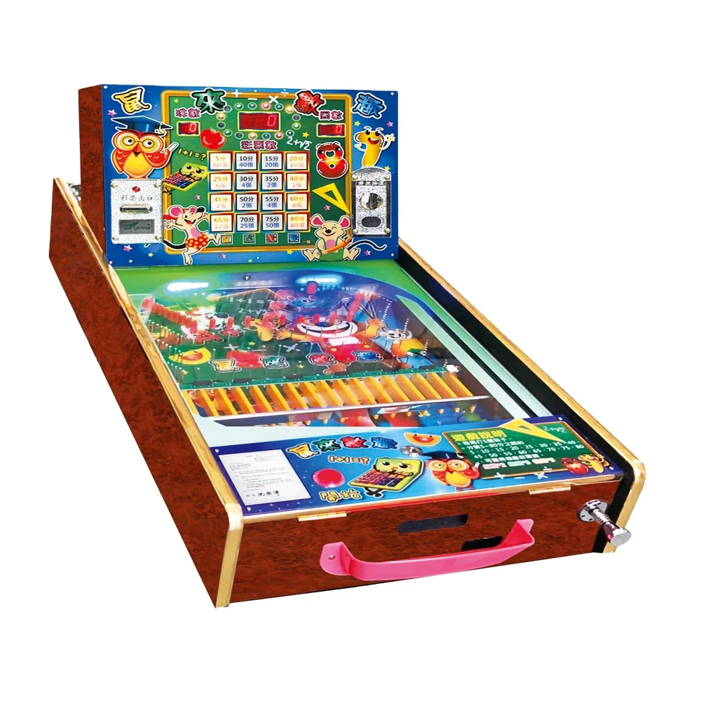 Лучшее качество маленький пинбол выкуп Видеоигра для ночного рынка макияж игр