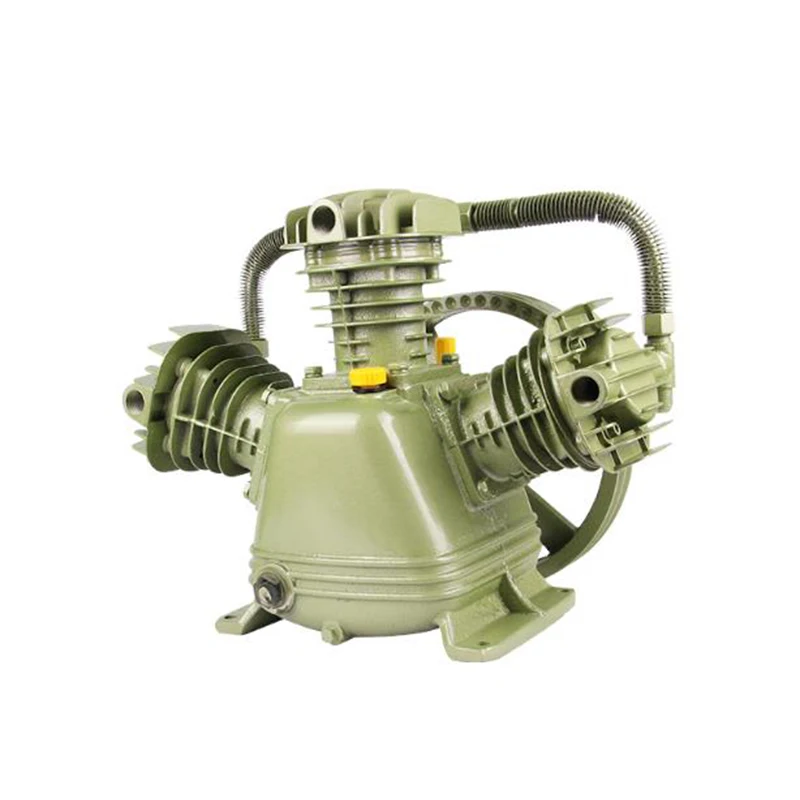 

1.1KW Piston Industrial High Pressure Double Cylinder Air Compressor Pump Head Air Compressor Head Air Pump
