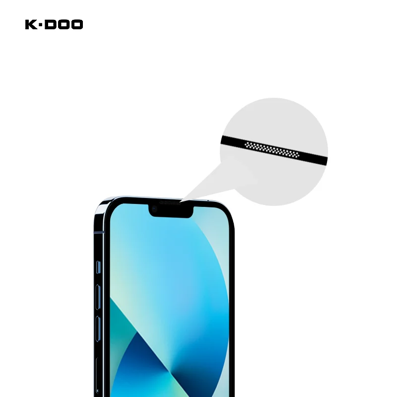 

Полноразмерное стекло KZDOO, противопыльная прозрачная пленка 2.5D, протектор из закаленного стекла, HD пленка прозрачная для Ip13/13mini/13pro/13promax/Ip14/14plus