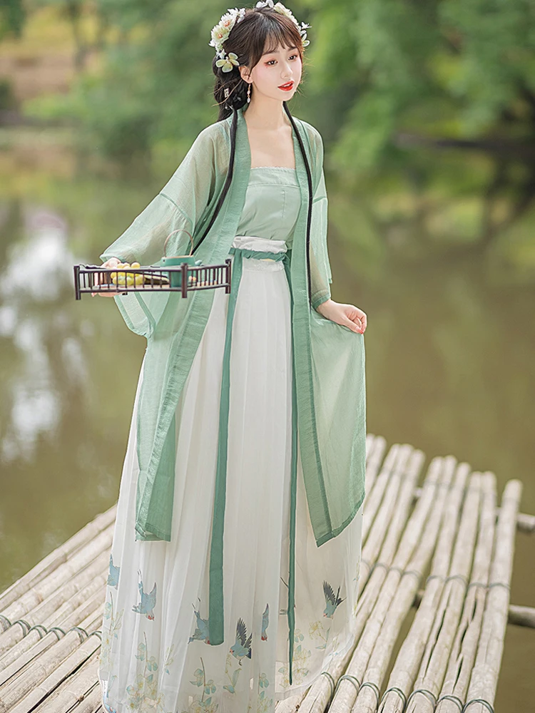 Женское платье Hanfu танцевальный сказочный костюм косплей китайская традиция