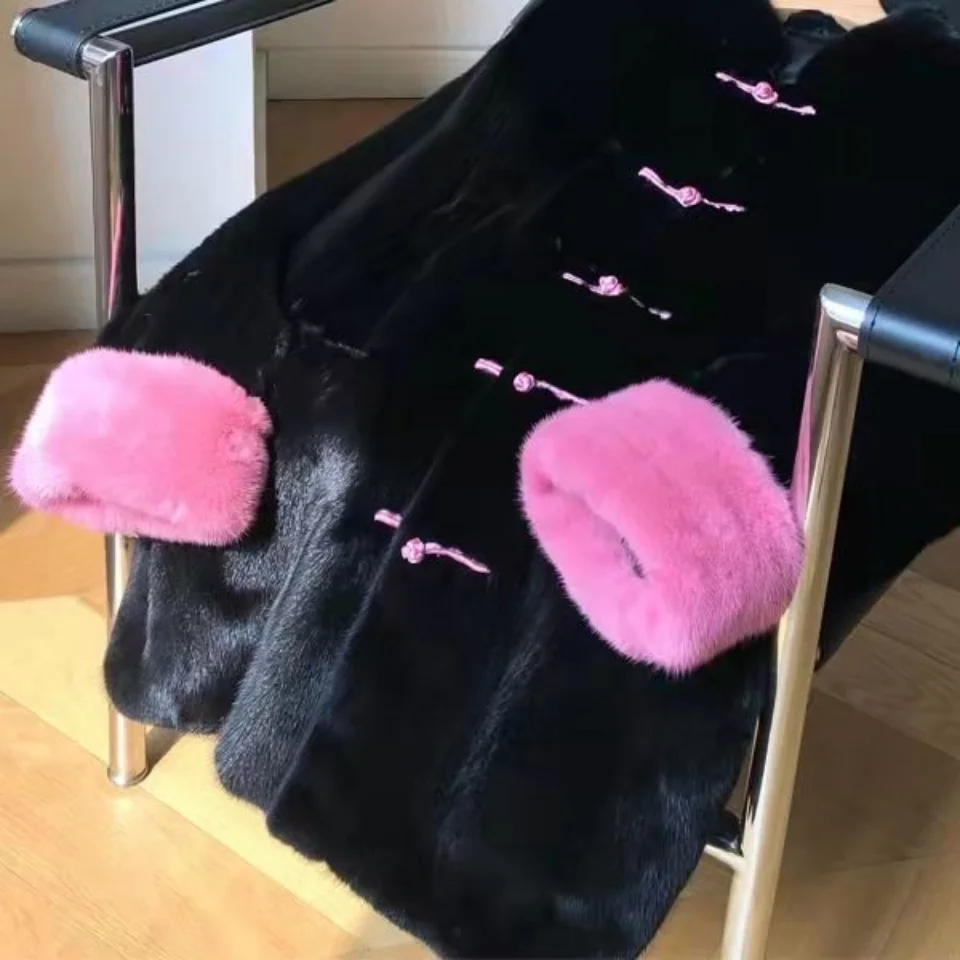 New Winter Coat for Women Long Faux Fur Coat Harajuku Vintage cardigans Jacket Warm loose Korean Fashion