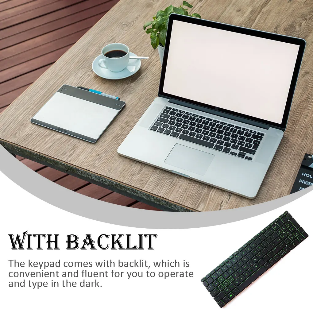 

Keyboard Backlight Fluent Typing Replacement for HP Pavilion 15-CX