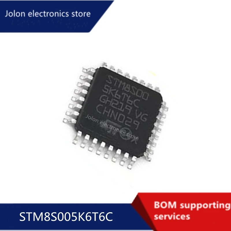 

New genuine STM8S005K6T6C MCU chip 8-bit microcontroller SMD LQFP32