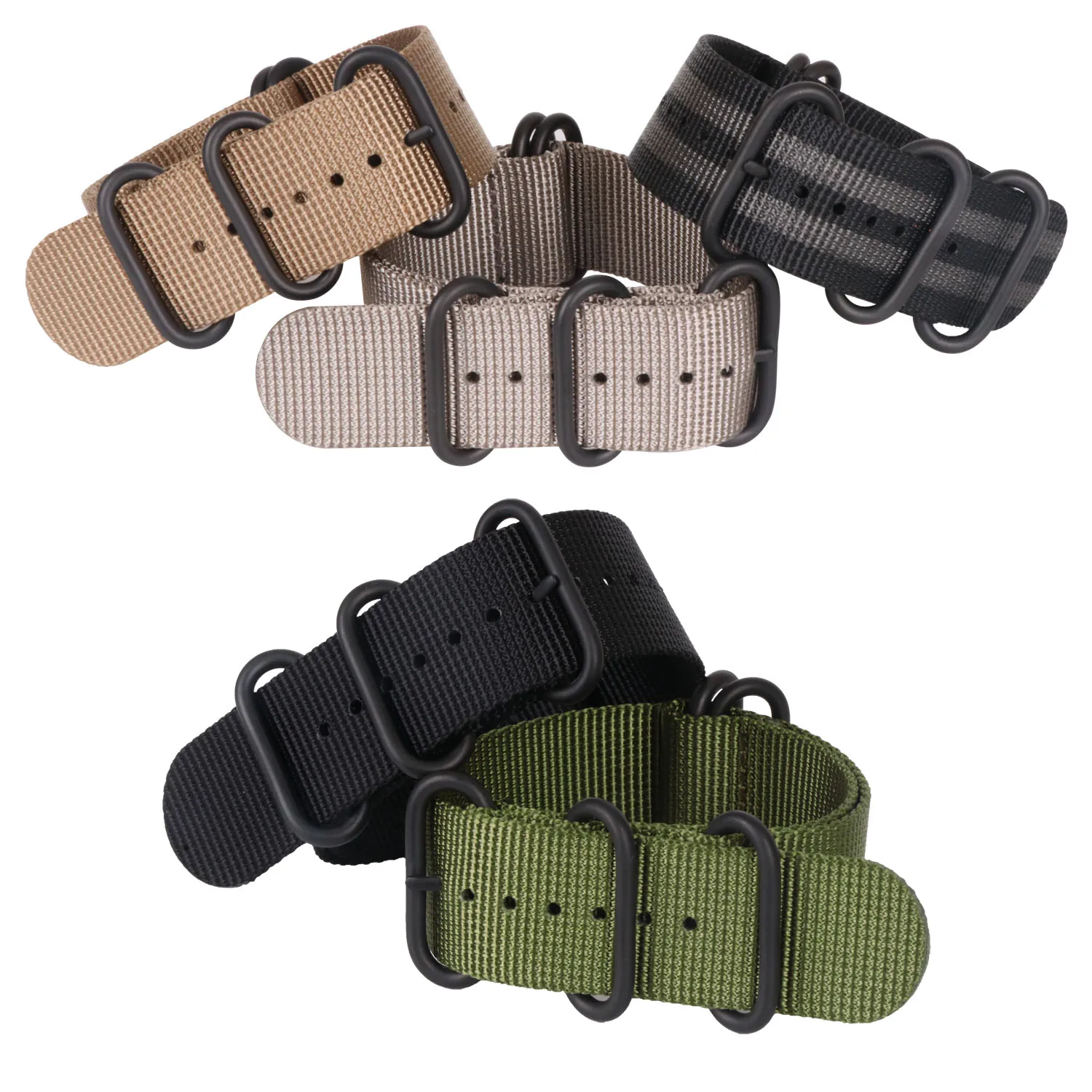 Ремешок для наручных часов Garmin Fenix 6X 5X 3X 3 HR Pro спуск Mk 1 2 нейлоновый браслет 26 мм -