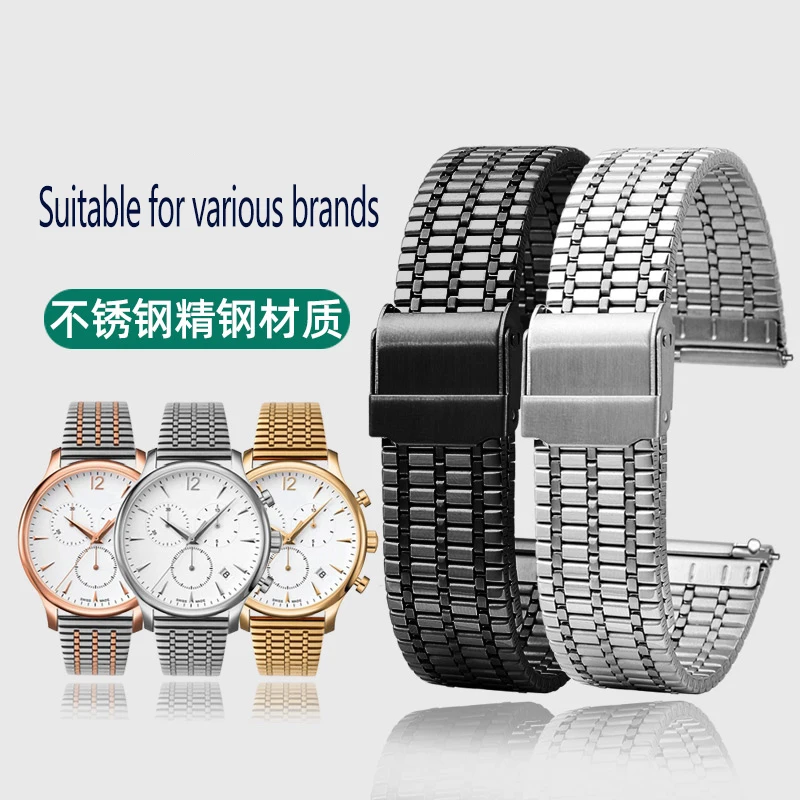 

Quick Release Wrist band For Tissot citizen Casio Armani fossil Omega strap men's women's stainless steel Watch band 18mm 20mm