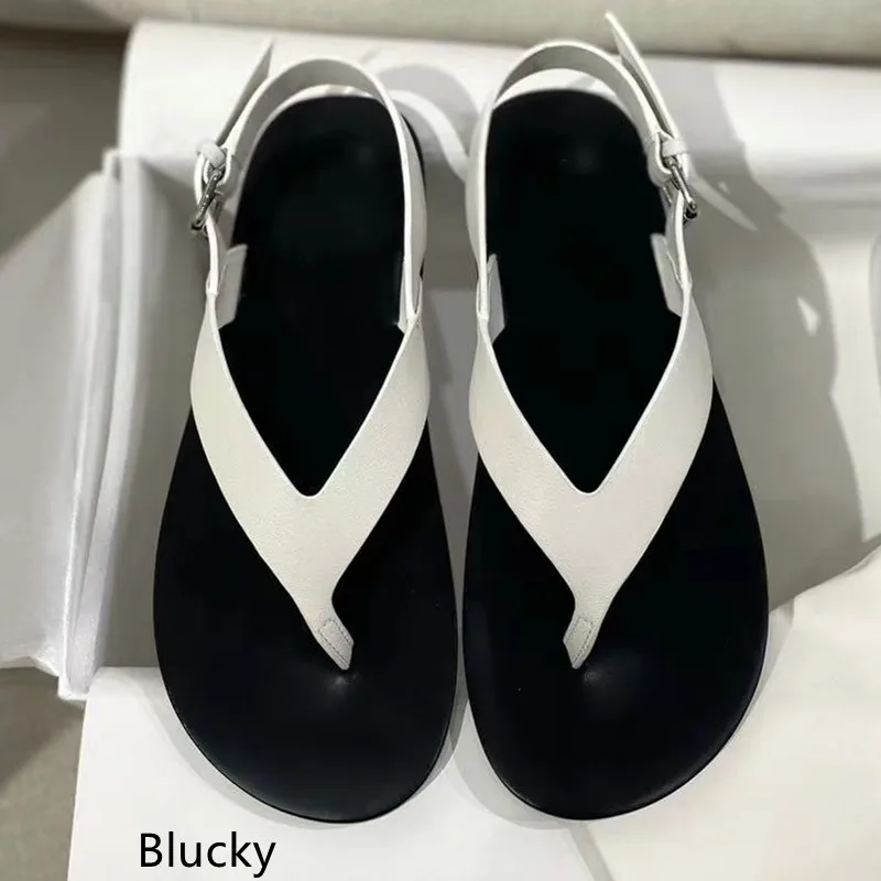 Women's Round Open Toe Casual Slippers Simple And Fashionable, Versatile Punk Slippers Men's