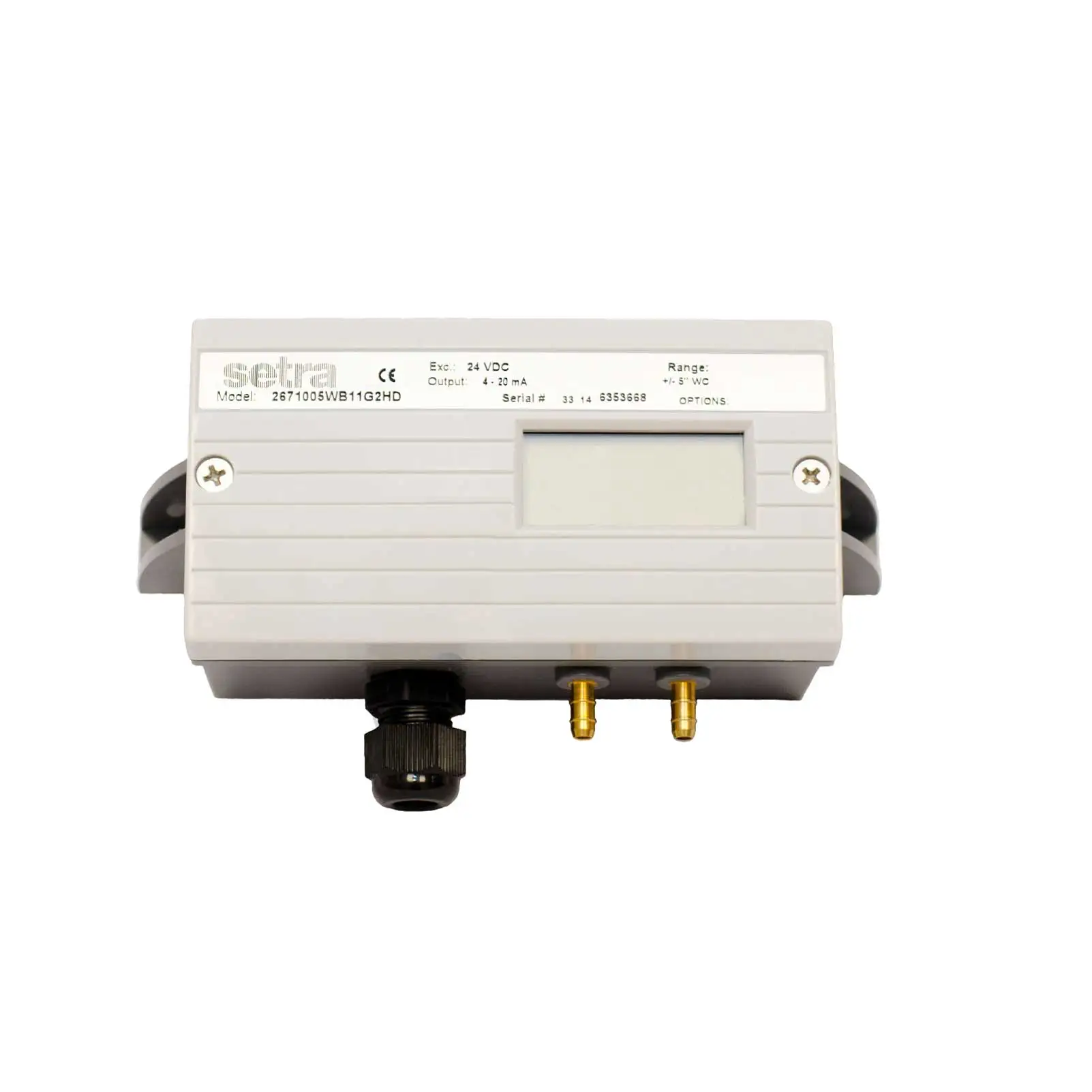 Датчик давления Setra модель 267 очень низкий дифференциальный датчик