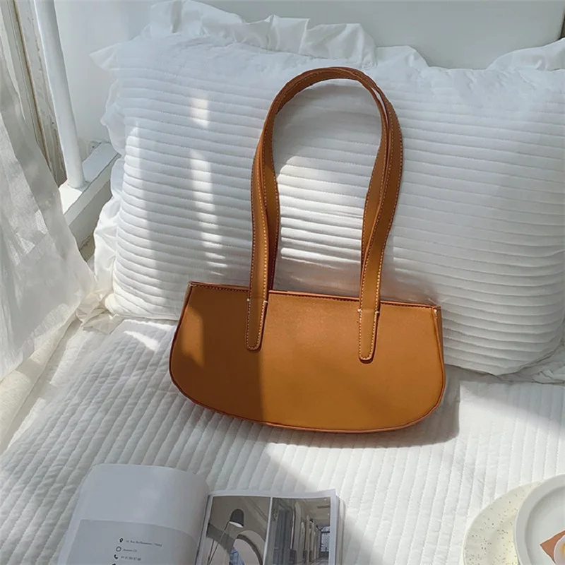 

Large Cacpcity Women's Shoulder Bags for Women Causal Vintage Small Flap Woman Fashion PU Leather Handbags Famale Top Handle Bag