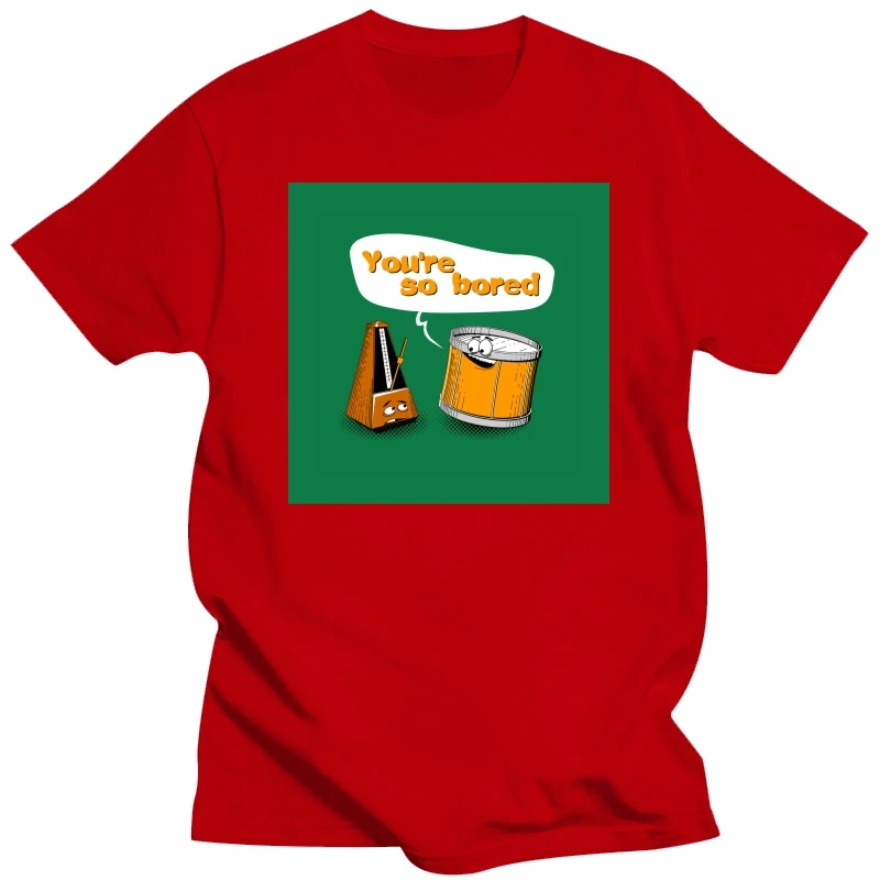 Мужская футболка Funny Drum Хлопок