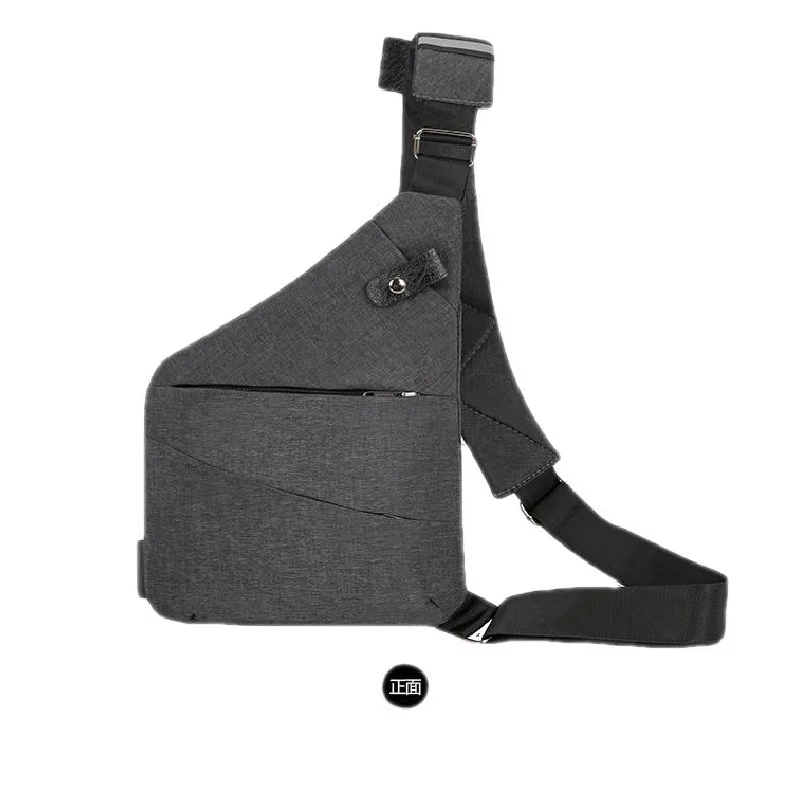 Multifunction Men's Chest Bag Anti-Theft Travel Crossbody Bag Sports Male Shoulder Bag Waterproof Nylon Messenger Bag