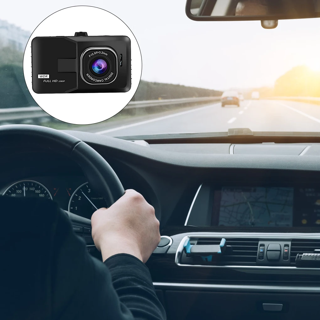 

Car 1080P Dash Camera Loop Recording Front Driving Camcorder Accessory