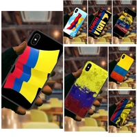 for xiaomi redmi note 9 9s 8 7 10 note9 note 9 pro max 9pro 5g bling colombia flag accessories phone skin