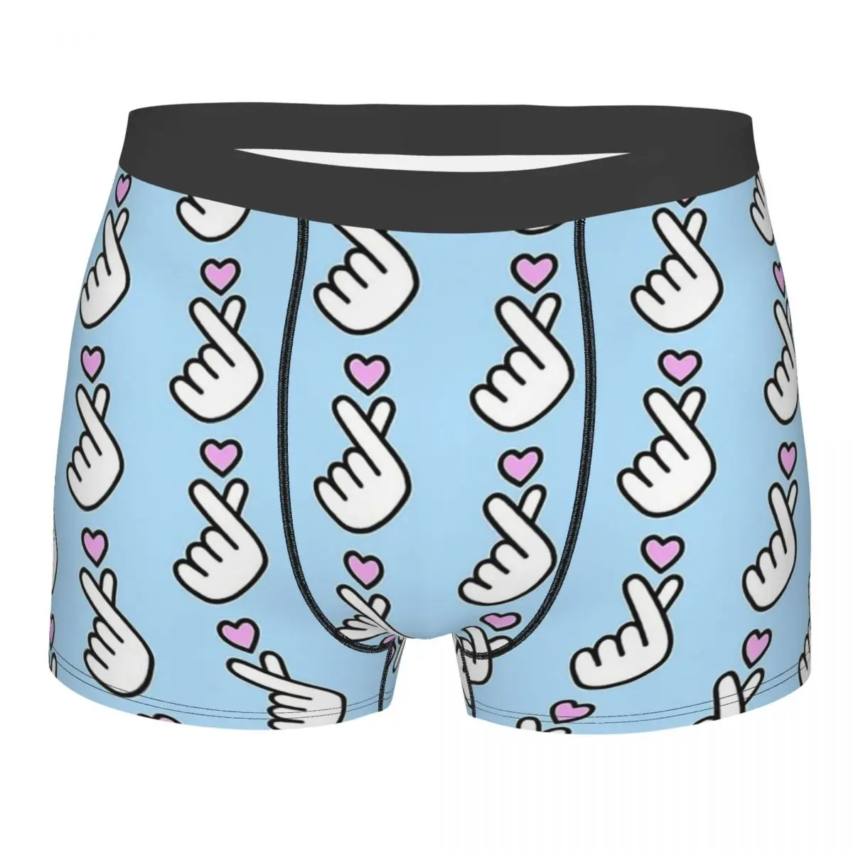 

Heart Hand Underpants Homme Panties Men's Underwear Ventilate Shorts Boxer Briefs
