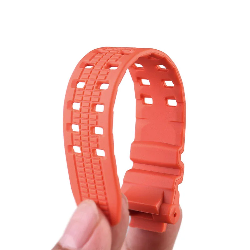 Black Orange Silicone Watchband for Casio G-SHOCK 5121 GW-3500B GW-3000B GW-2000 Men Sport Band Strap Watch Accessories
