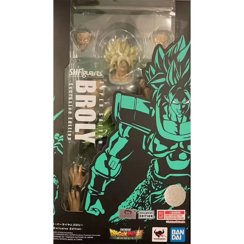100% оригинал BANDAI S.H.Figuarts Dragon Ball Super Saiyan Broly NYCC в наличии, коллекция аниме, фигурки, модель, игрушки, подарки (art.: 3920ccbf267bf) - 3920ccbf267bf