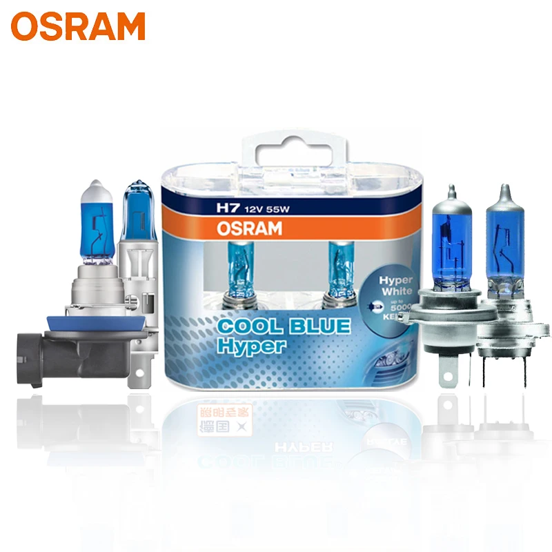 Галогенные головные фары OSRAM H7 H4 H1 H11 HB3 9005 HB4 9006 автомобисветильник