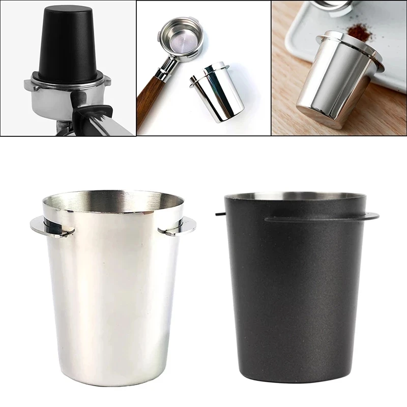 

51/58mm Coffee Dosing Cup Sniffing Mug Italian Coffee Machine Handle Powder Cup Stainless Steel Powder Cup Coffee Aroma Cup