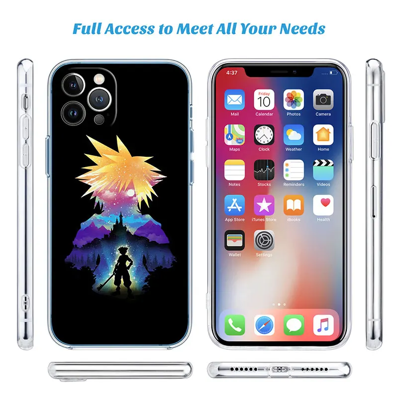 Kingdom Hearts New High-End чехол для телефона Moto Edge 20 30 S30 50 Fusion Plus Pro Lite Neo Ultra G24 Power G71 G72