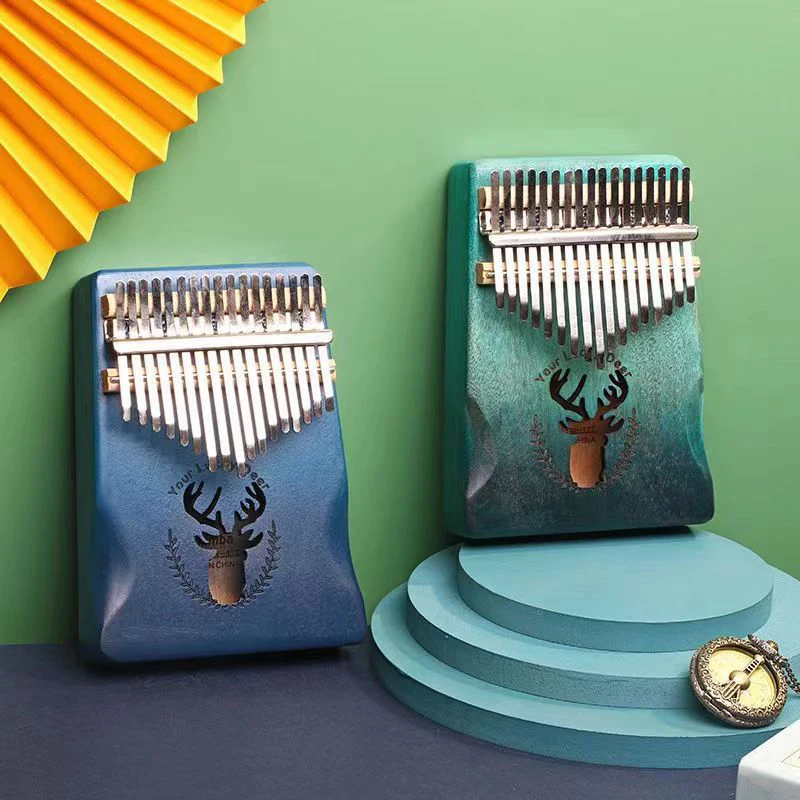 

17 Keys Thumb Piano Kalimba High Quality Body Musical Instruments With Accessories For Beginners Music Lover Creative Music Box