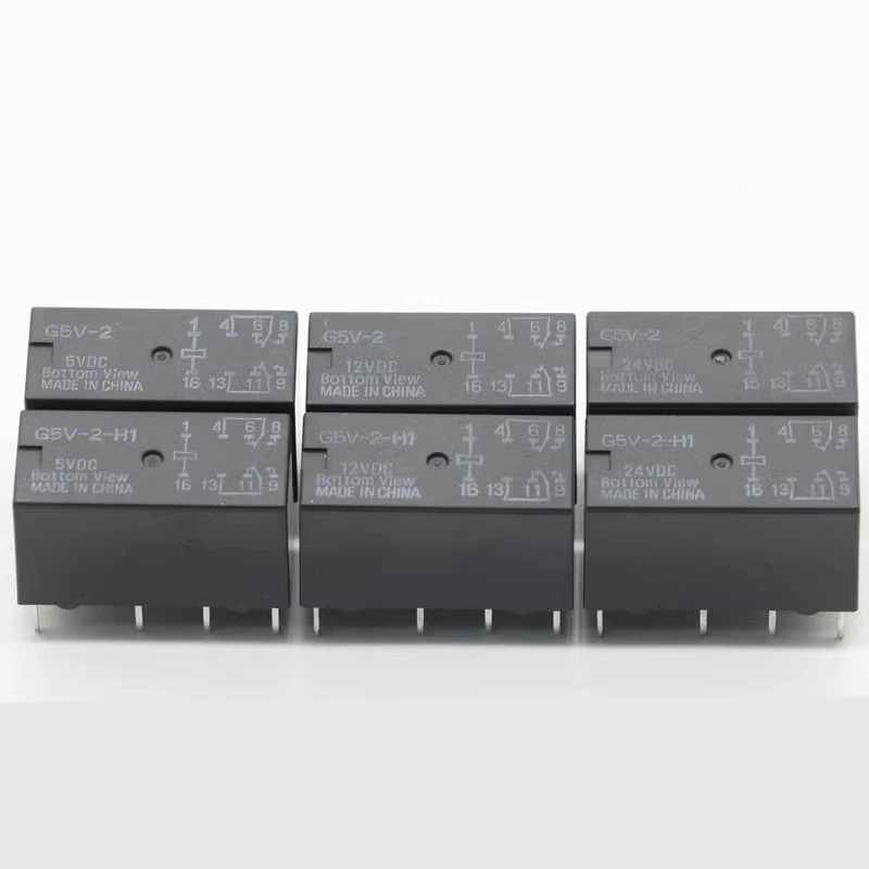 5 10 шт. G5V-2-5VDC G5V-2-12VDC G5V-2-24VDC Два открытых два закрытых 2A 8PIN Новое подлинное оригинальное сигнальное реле для OMRON (art.: 3920ca2a59bb2) - 3920ca2a59bb2