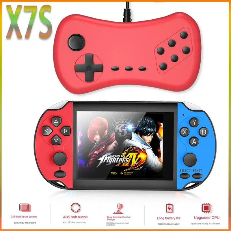 

Новая портативная игровая консоль X7S Plus в стиле ретро, встроенные 13000 + классических игр, экран 3,5 дюйма, 16-битные портативные Карманные игров...