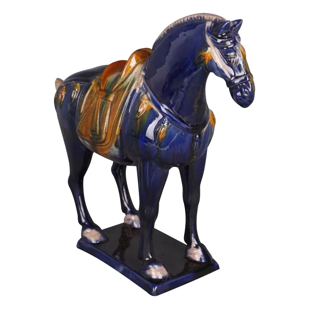 

Horse Animal Home Statue Decor Ceramic Sculpture Scandinavian Decoration Decorative Ornaments Luck Good Modern Figurinesunicorn
