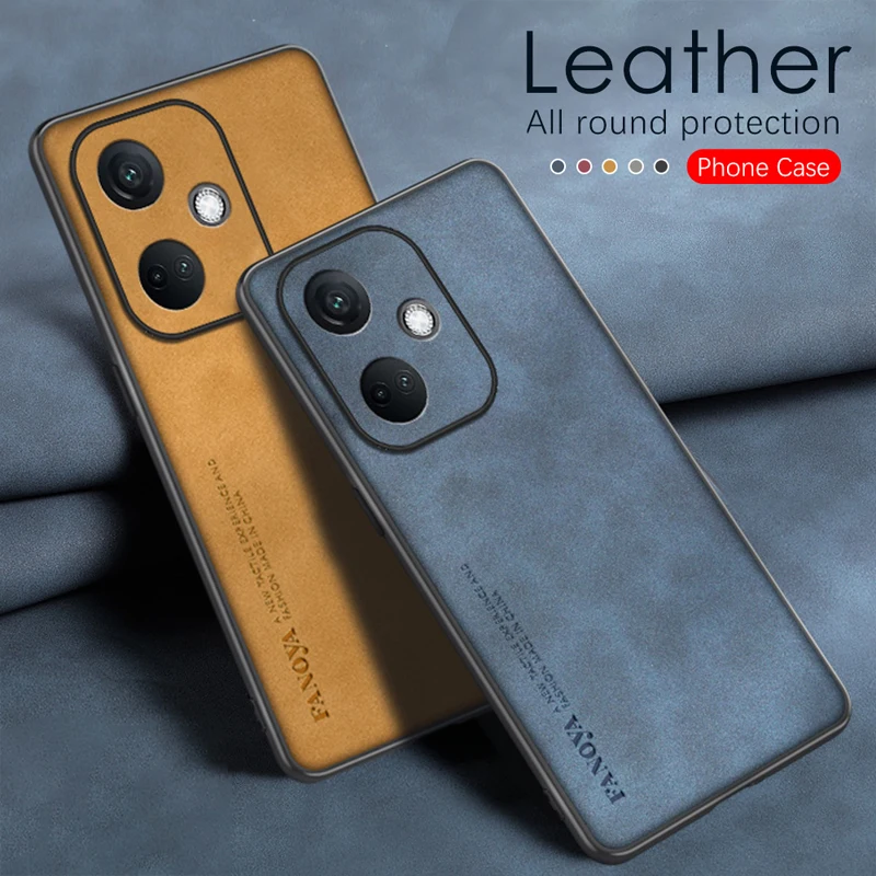 

Leather Case for OnePlus Nord CE3 Luxury Frosted Ultra-thin Soft Silicone Edges Hard Shockproof Cute Phone Cover OnePlusNordCE3