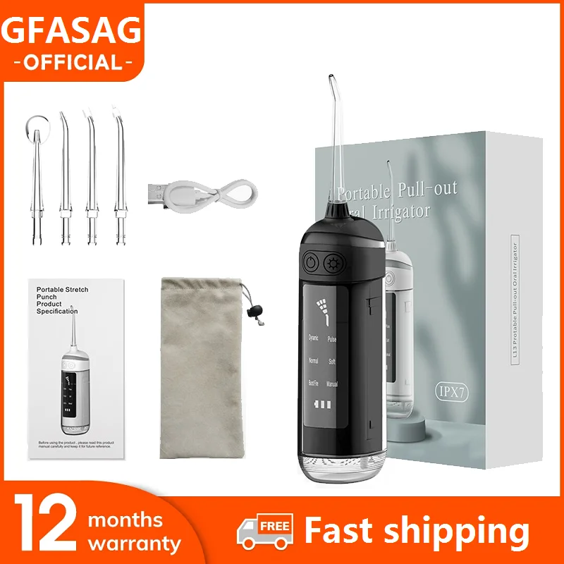 Портативный ирригатор для полости рта GFASAG 6 режимов зарядка через USB |