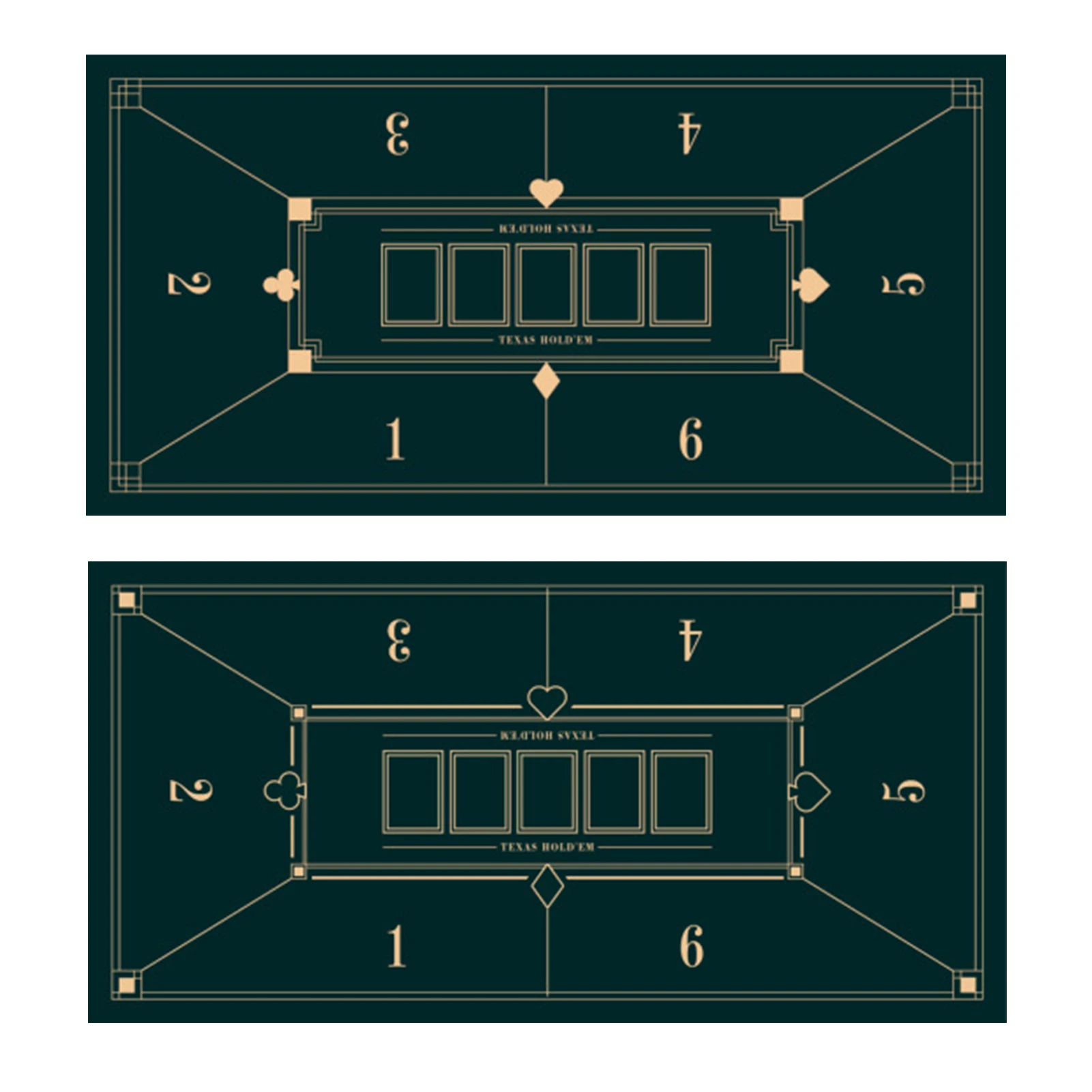 

Poker Mat For Table Anti-Slip Poker Table Mat Texas Hold'em Poker Mat With Non-Slip Rubber Base And Smooth Surface For Card