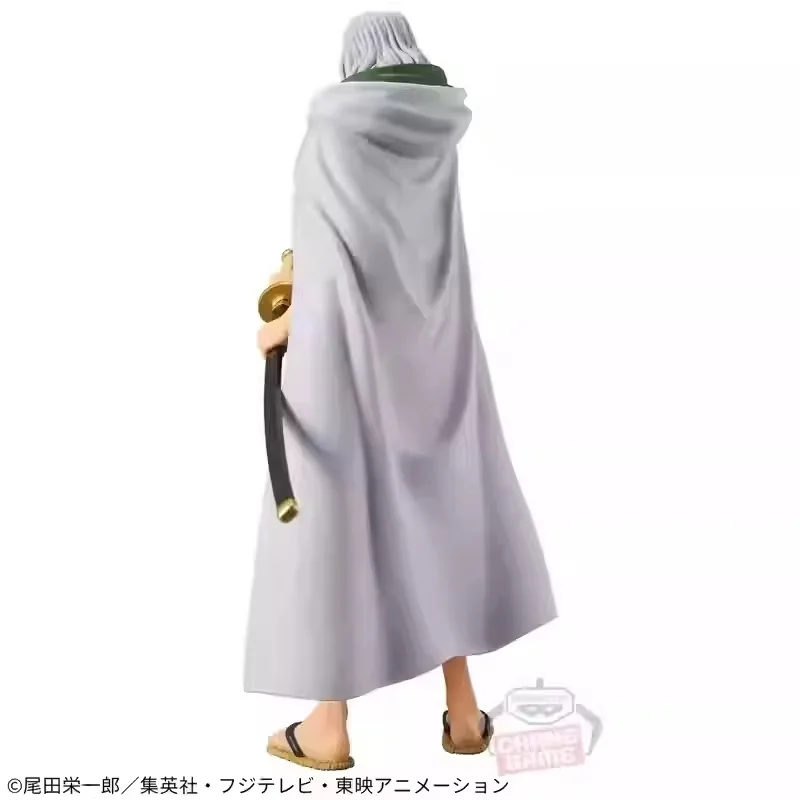 Bandai Original Banpresto Аниме One Piece DXF Great Route Series Silvers Rayleigh Коллекционная модель игрушки ПВХ