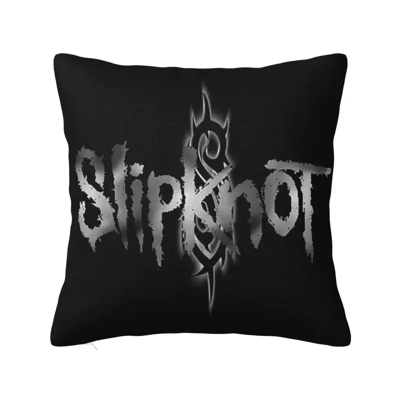 Чехол На Подушку С Логотипом Slipknot 40x40 См Тяжелый Металл Рок-музыка Декоративная