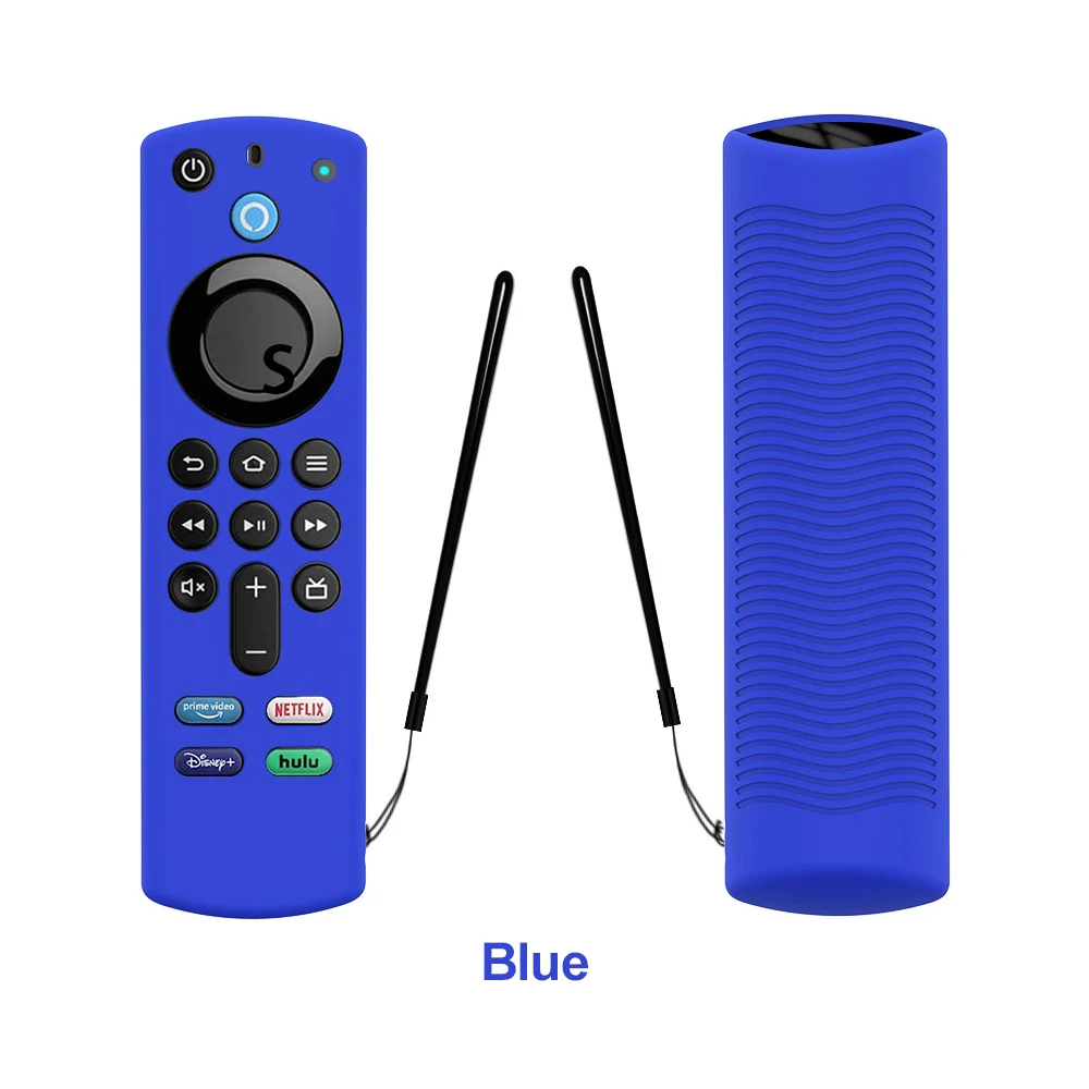 Чехол для Alexa Voice Remote 3rd Gen Противоскользящий Ударопрочный силиконовый чехол Fire TV