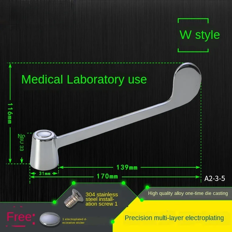 

Ручка смесителя треугольный клапан цинковый сплав