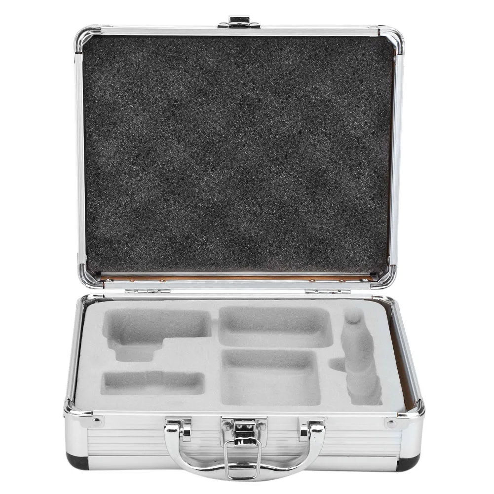 

Tattoo Carrying Case Machine Storage Box Lock Padded Box Organizer Aluminum Alloy