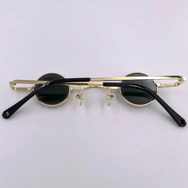 Солнцезащитные очки с хрустальным камнем мужские стеклянные без оправы