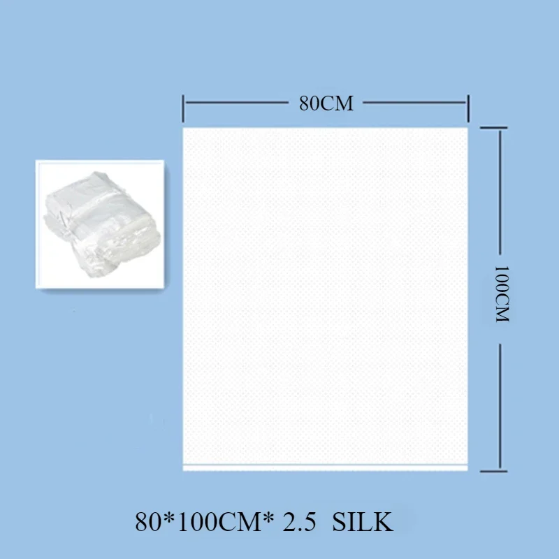 

Прозрачные полиэтиленовые мешки для мусора 80x100 см