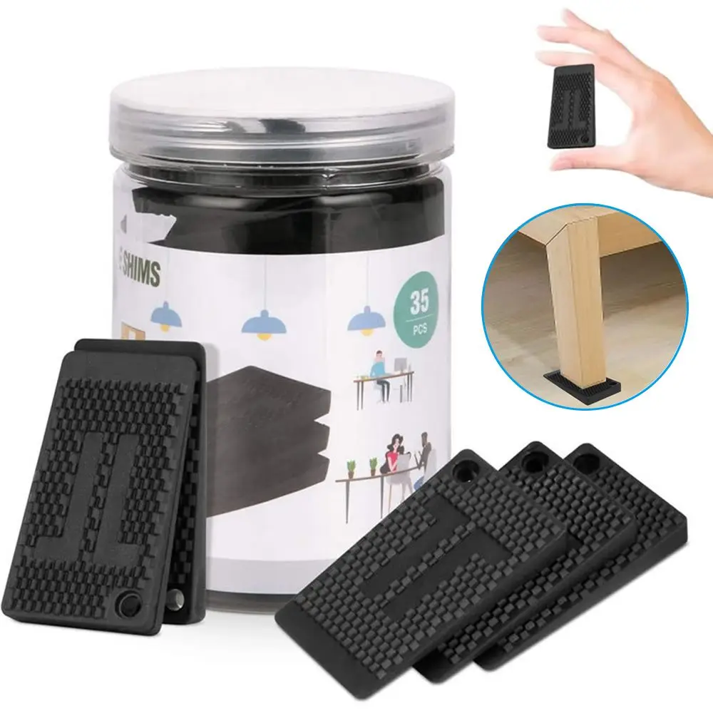 

10/20/35PCS Household Anti Vibration Non-slip Sofa Stand Stopper Table Shims Furniture Pads Washer Stabilizer