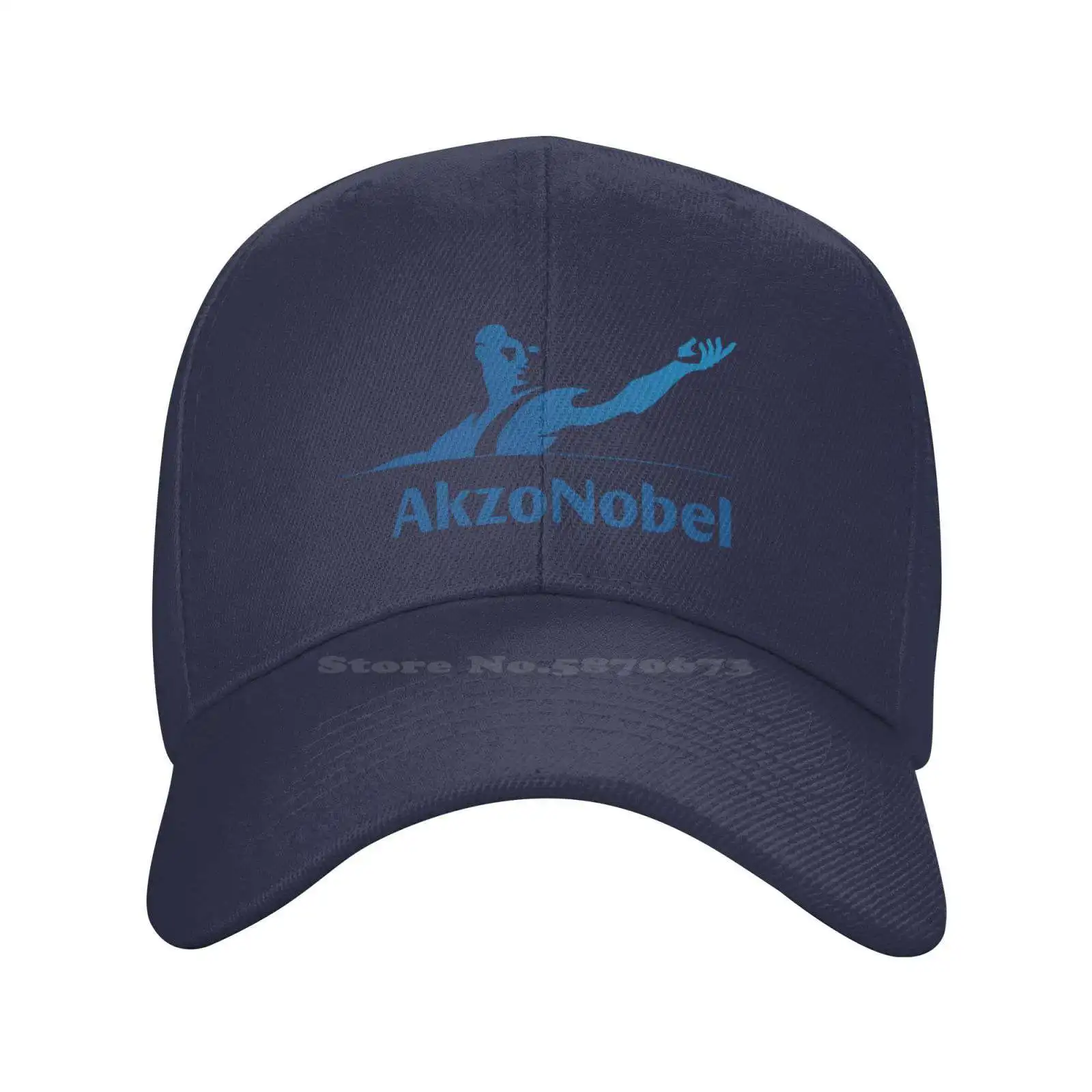 

Модная качественная джинсовая бейсболка Akzonobel с логотипом